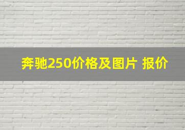 奔驰250价格及图片 报价